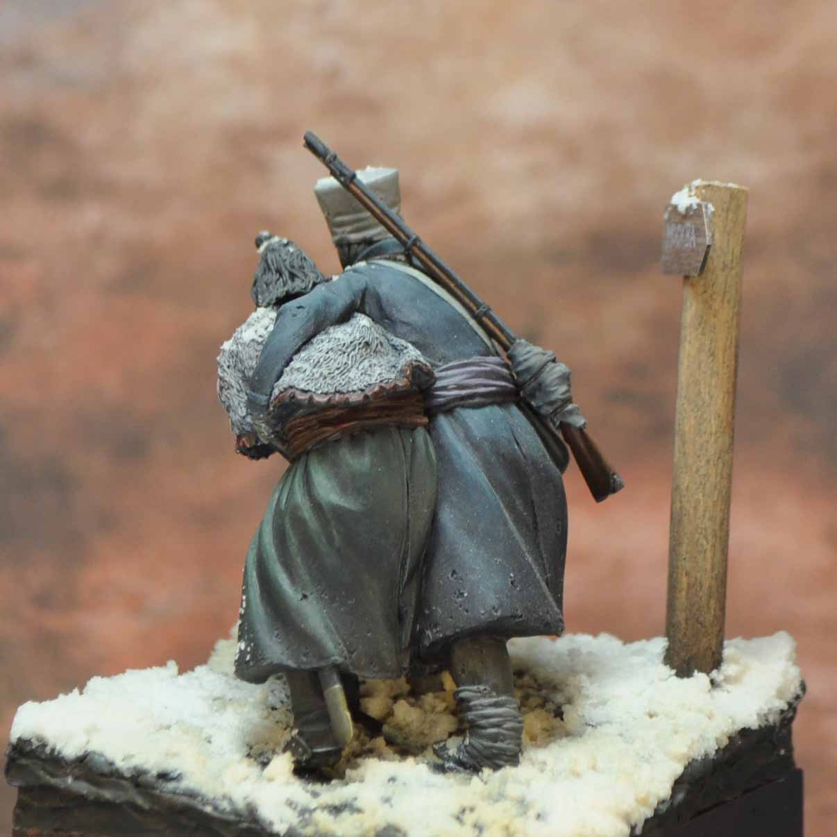 ART GIRONA Napoleonic War Moscow Battle 1812 figurine 54mm
