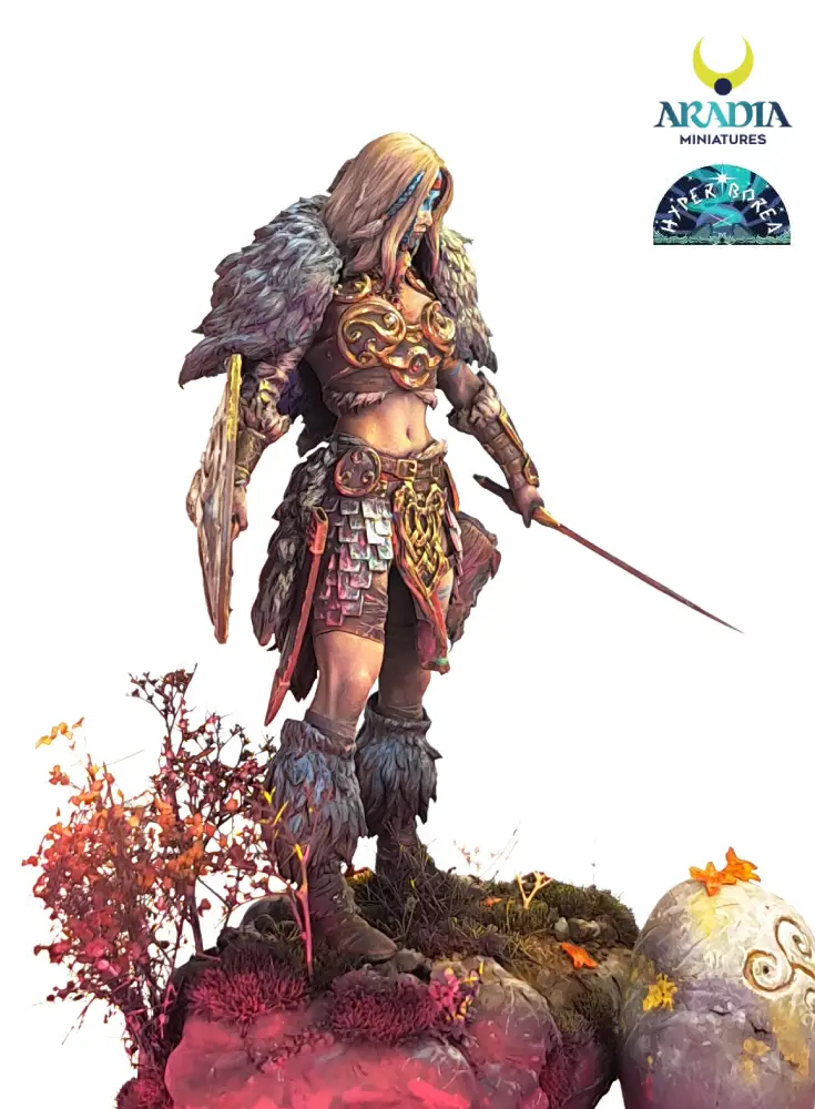 Aradia Minis Hyperborea Triskel figurine résine
