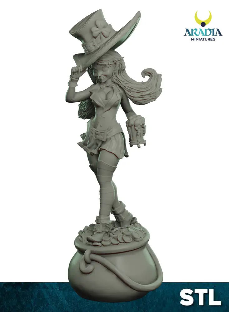 Aradia Classic Fantasy Eilis figurine STL fantasy à peindre