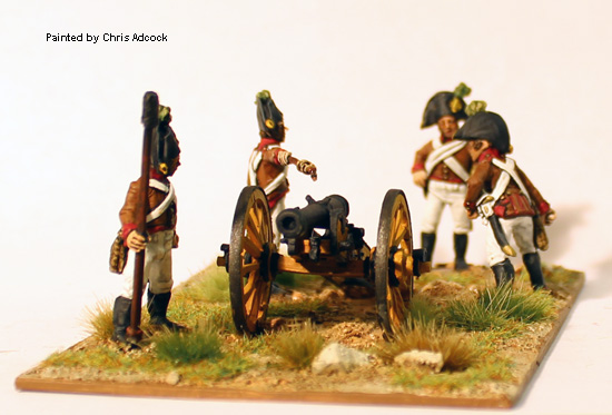 Perry Miniatures Napoleonic AN 3 Artillerie canon 6pdr figurine
