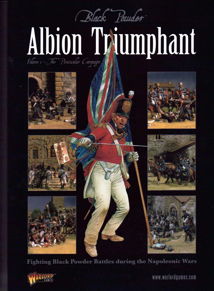 Perry Miniatures Books Albion Triumphant livre Black Powder péninsulaire