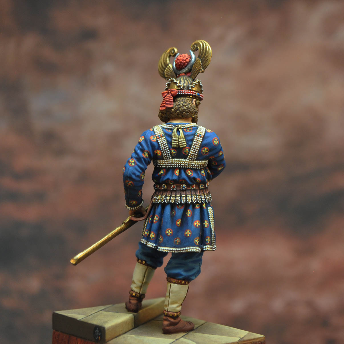 Art Girona Historical Khosrow II figurine roi sassanide 54mm