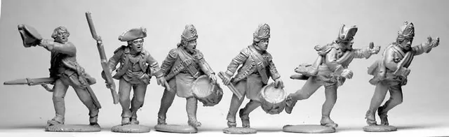 Perry AW95 figurines fusiliers Hesse-Cassel chargeant