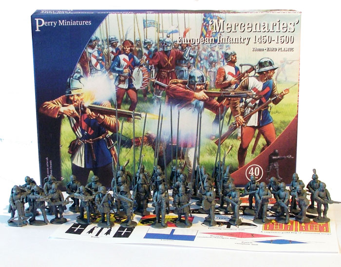 Perry Mercenaries WR20 infanterie européenne 1450-1500 40 figs