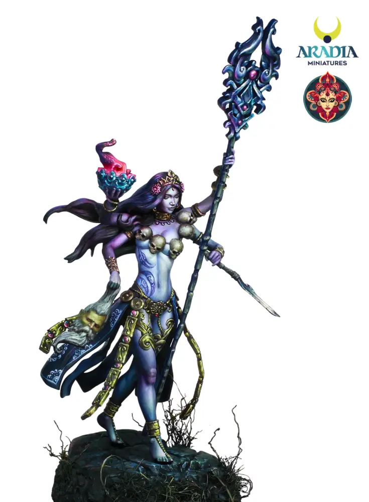 Aradia Kali Yuga Kali figurine 75 mm résine à peindre