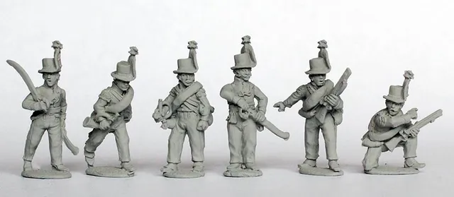 Perry Miniatures Napoleonic NBK17 figurines Jäger commandement métal