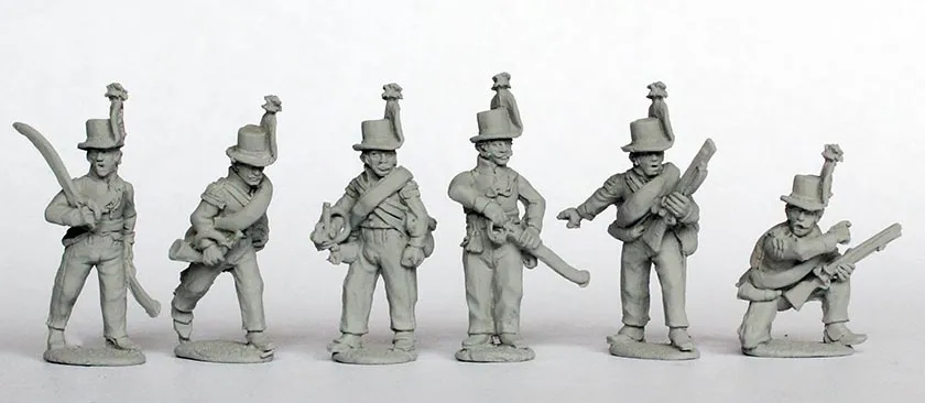 Perry Miniatures Napoleonic NBK17 figurines Jäger commandement métal