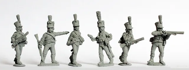 Perry Miniatures Napoleonic SWED 9 figurines Savolax jäger command