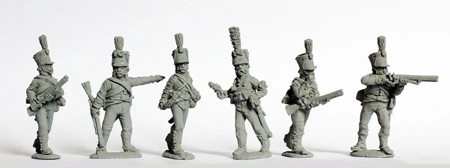 Perry Miniatures Napoleonic SWED 9 figurines Savolax jäger command