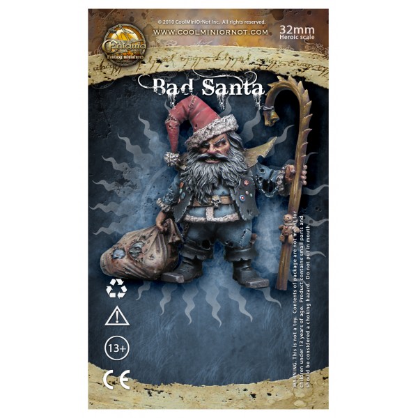 Art Girona Miniatures Bad Santa Christmas 2009 figurine