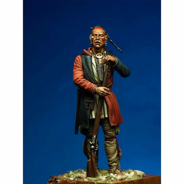 ART GIRONA Miniatures Ojibwa Warrior figurine guerrier