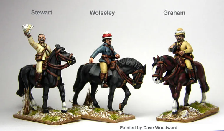 Perry Miniatures Sudan SB1 commandement figurines 28mm métal
