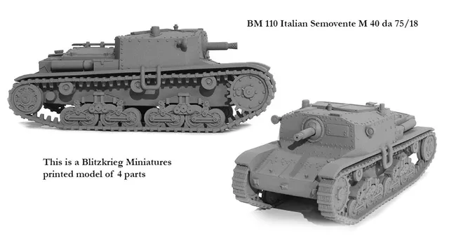 Perry Miniatures World War 2 BM 110 canon italien M40 métal 28mm
