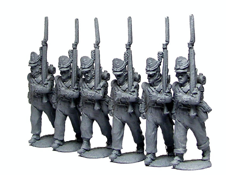 Perry Miniatures Napoleonic DB19 figurines infanterie belge flanc