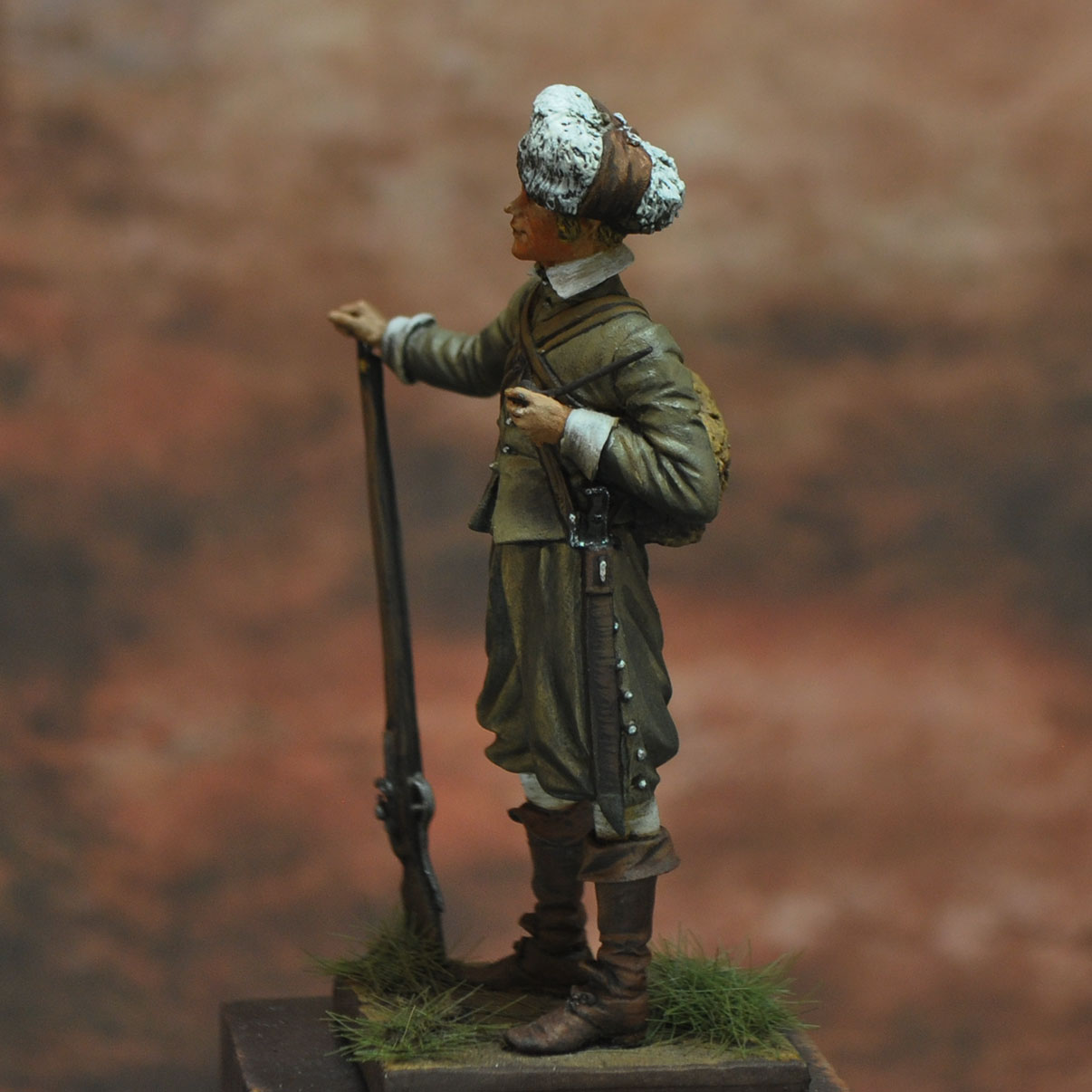 ART GIRONA General Serie Mousquetier Régiment Blanc figurine