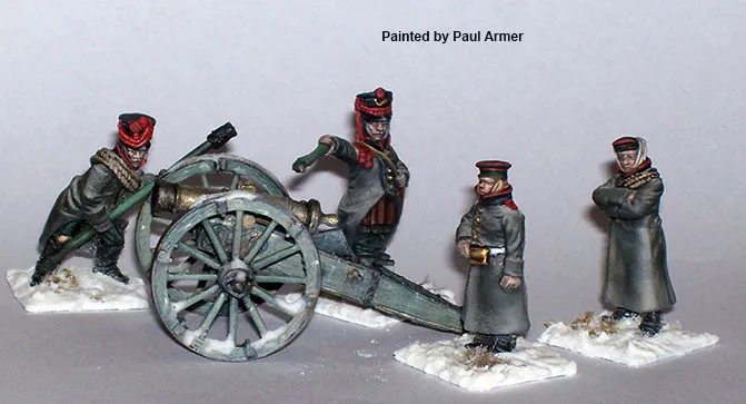 Perry Napoleonic RN 70 Artillerie figurines 28mm hiver Licorne