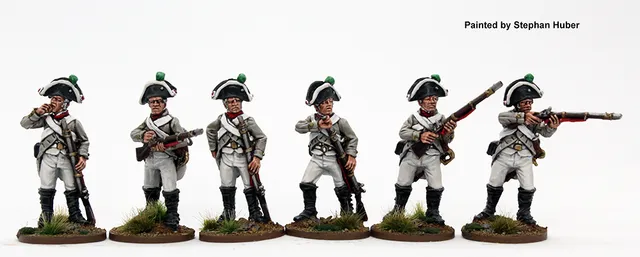 Perry Miniatures SAX 12 Schützen figurines 28mm 1806