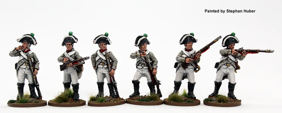 Perry Miniatures SAX 12 Schützen figurines 28mm 1806