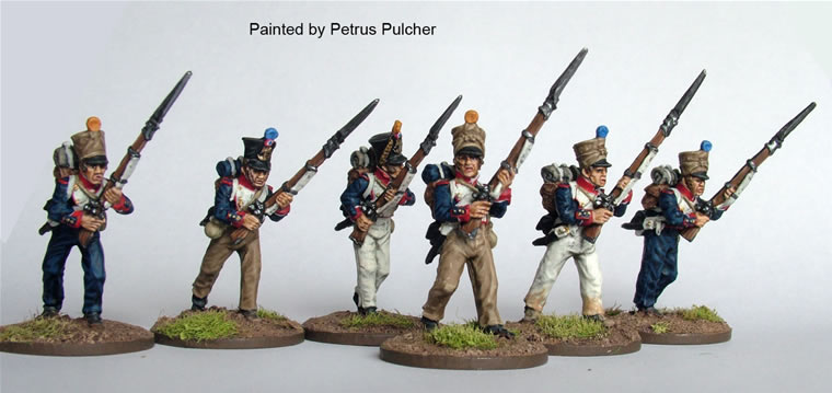 Perry Miniatures FN31 figurines fusiliers ligne high porte