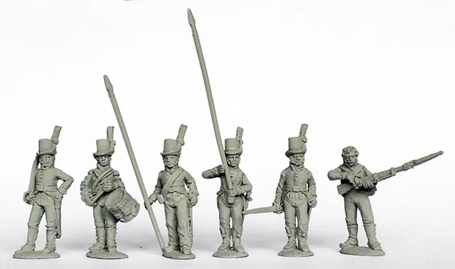 Perry Miniatures Napoleonic SWED 3 figurines commandement suédois 28 mm