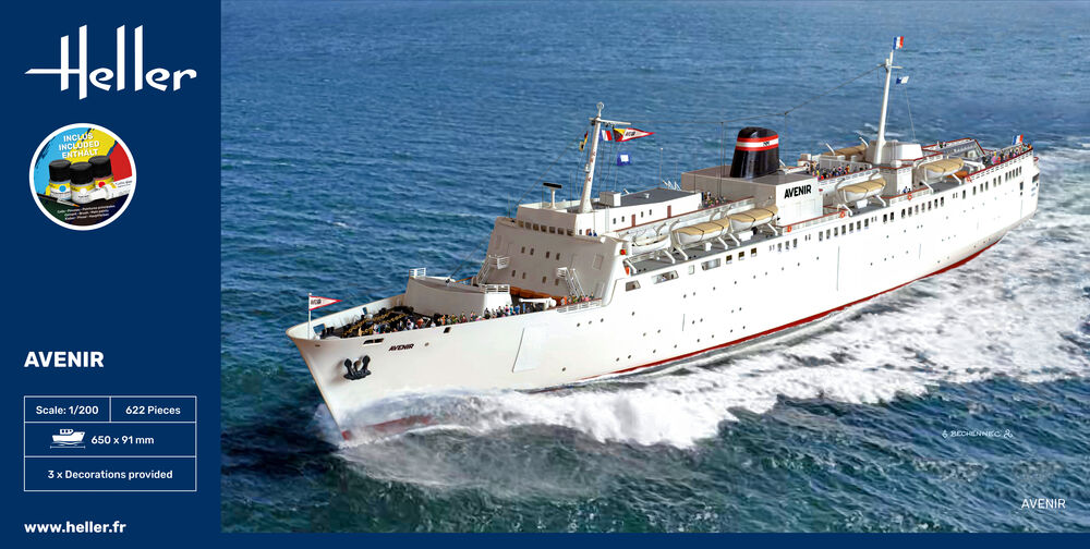 Heller Starter Kit Avenir 1/200 maquette ferry car-ferry