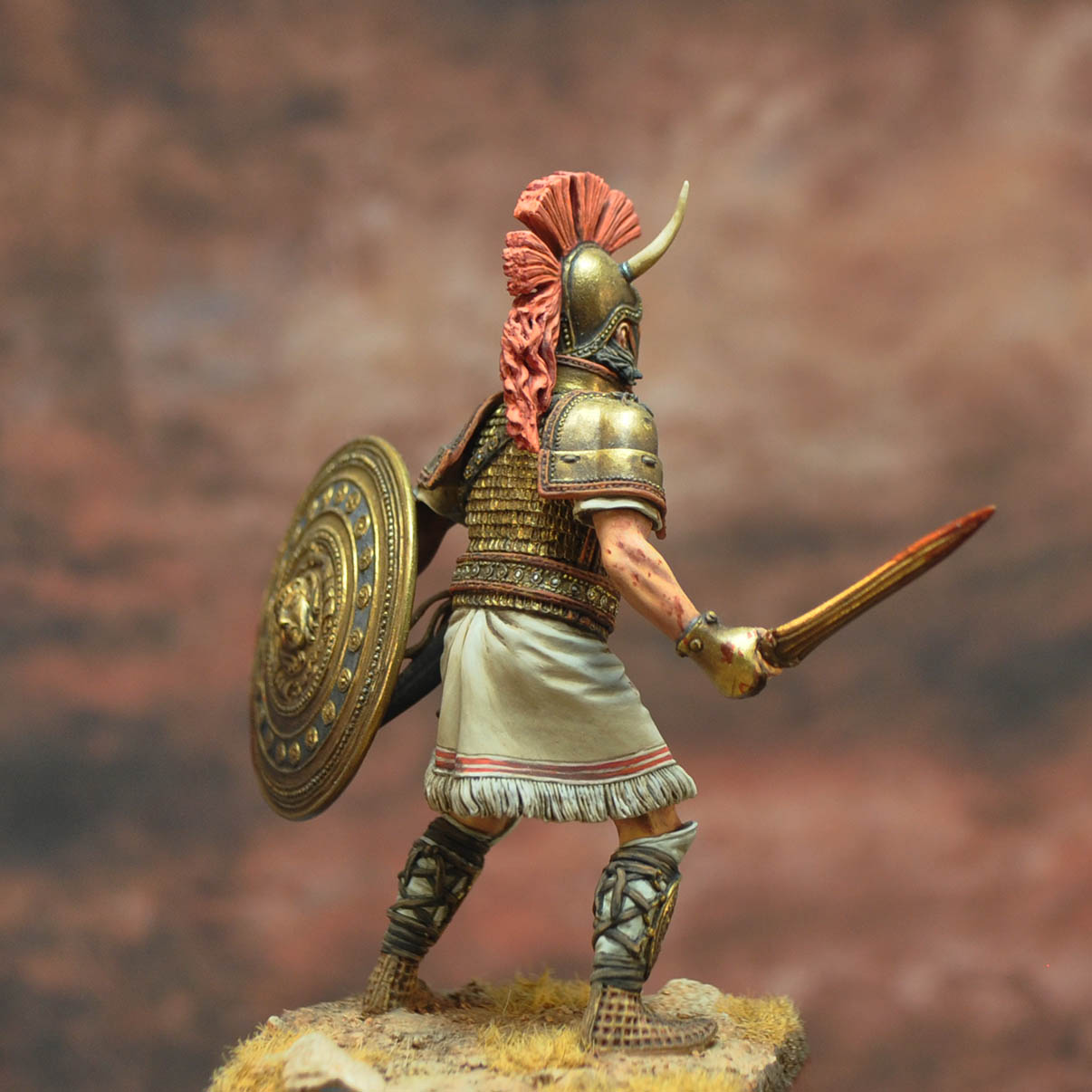 Art Girona Historical Agamemnon Mycènes figurine 54 mm