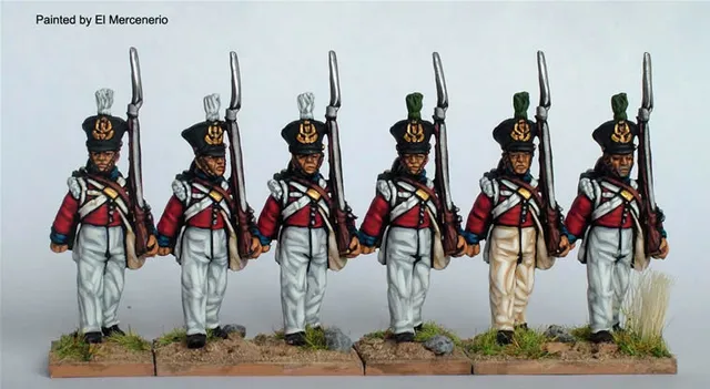 Perry Miniatures Carlist War ISA41 figurines infanterie shako 28mm