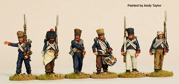 Perry Napoleonic NCR 13 commandement saxon Espagne figurines