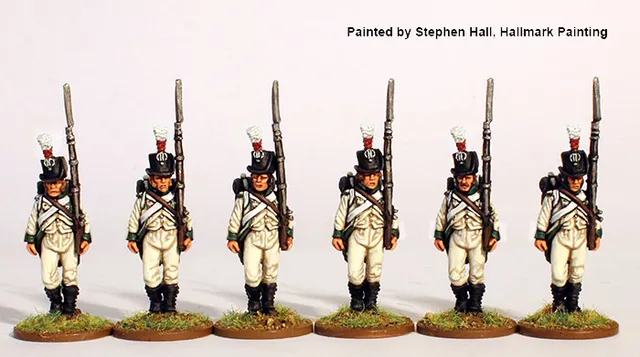 Perry Napoleonic NCR 20 figurines fusiliers Schaumburg-Lippe 28mm