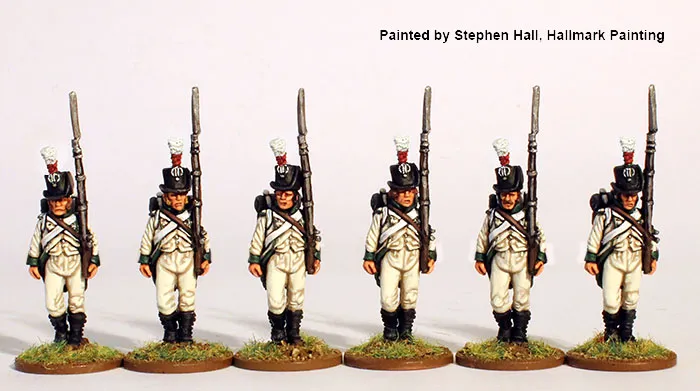 Perry Napoleonic NCR 20 figurines fusiliers Schaumburg-Lippe 28mm