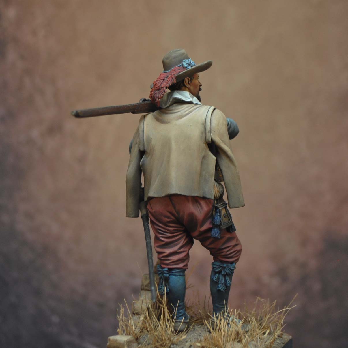 ART GIRONA 70mm Arquebusier Trente Ans figurine métal