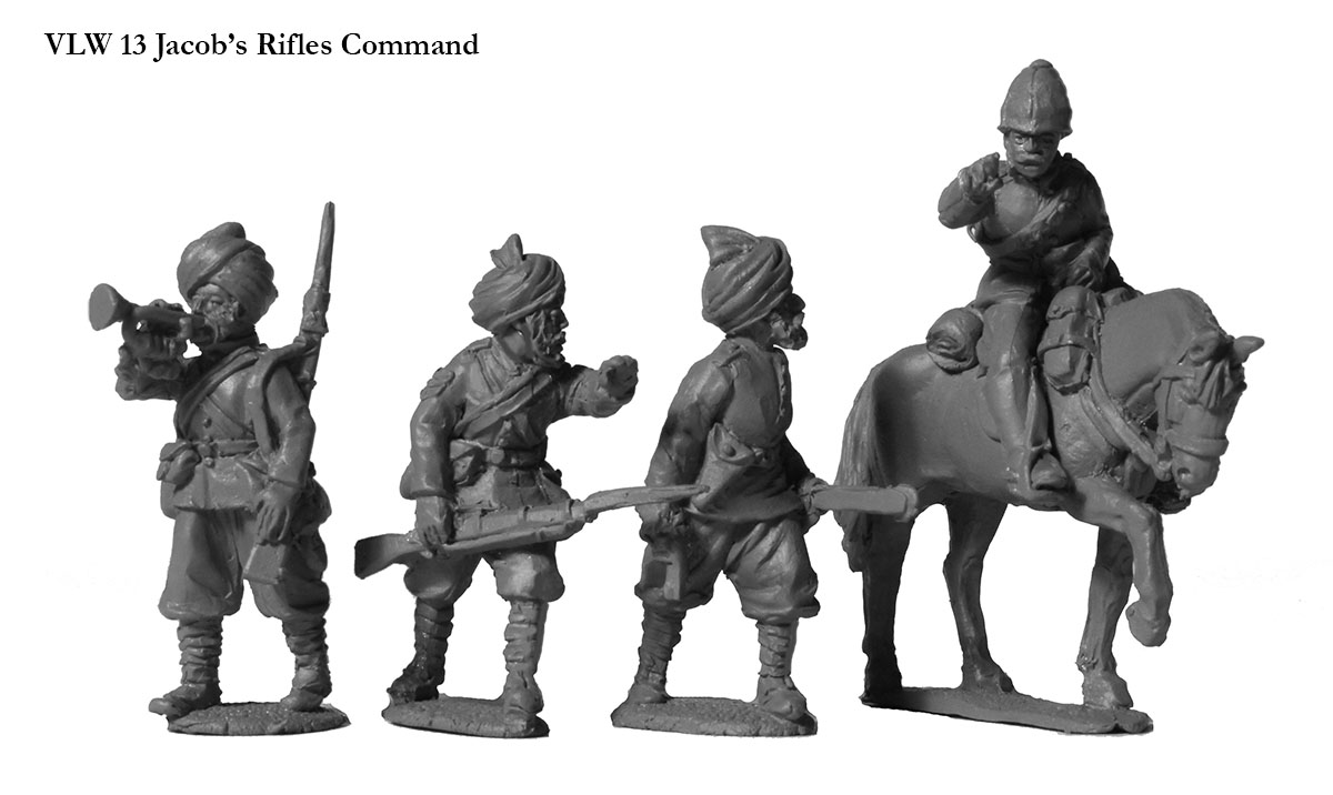Perry Miniatures VLW 13 Jacob’s Rifles commandement figurines métal