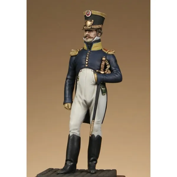 Art Girona Miniatures Officier de voltigeurs figurine Cent-Jours