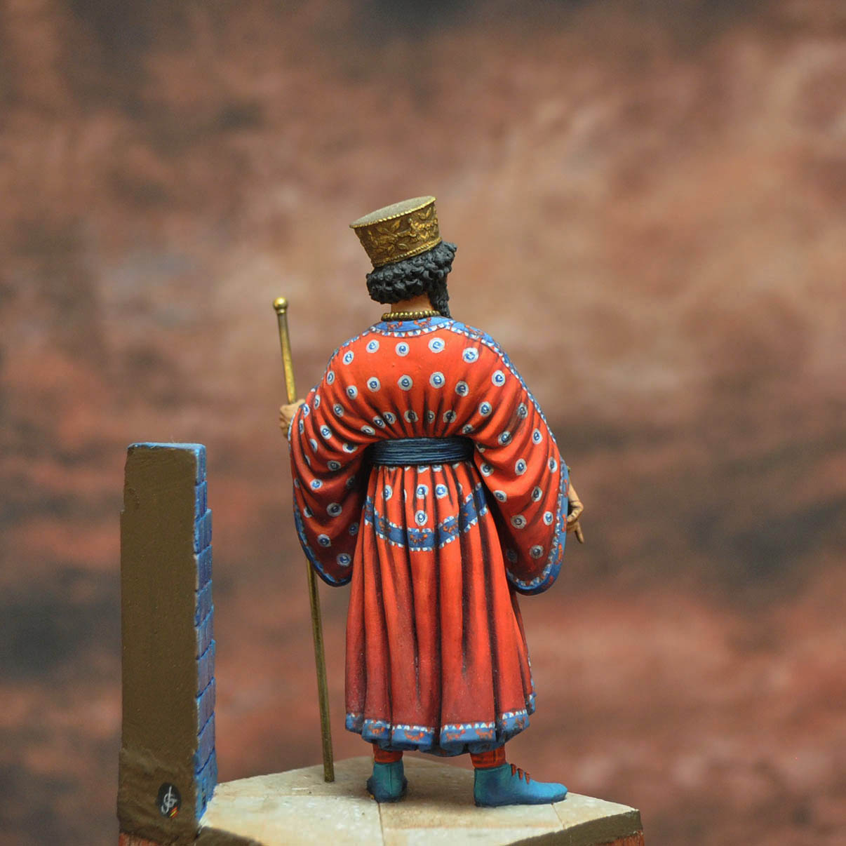Art Girona Serie Historical Jerjes I figurine roi perse 54 mm