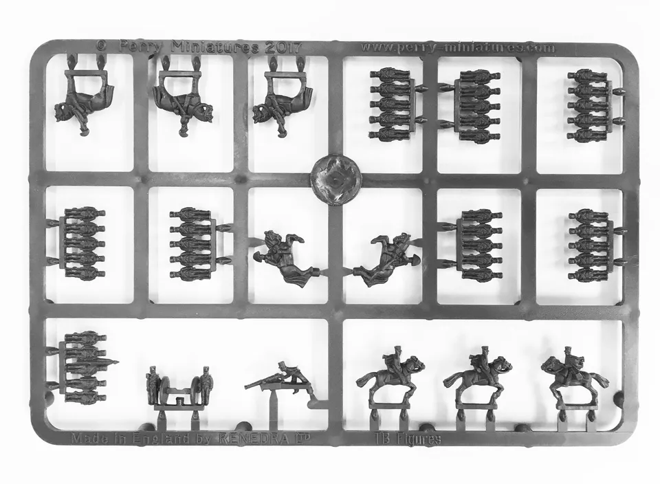 Perry Miniatures B58 TravelBattle miniatures 8mm plastique gris