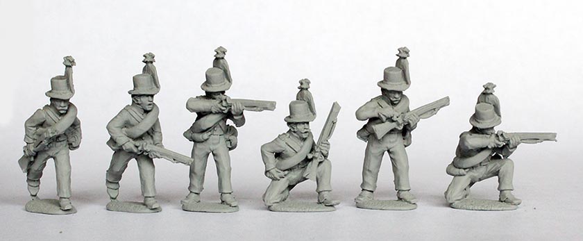 Perry Miniatures NBK18 jägers figurines 28mm tirailleurs