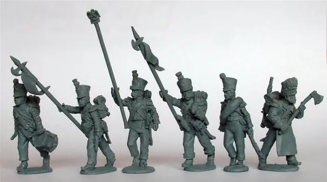 Perry Miniatures Napoleonic FN71 figurines commandement infanterie légère