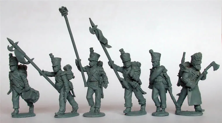 Perry Miniatures Napoleonic FN71 figurines commandement infanterie légère