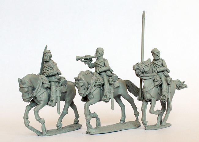 Perry BIF 37 Lancier Britannique figurine commandement galop