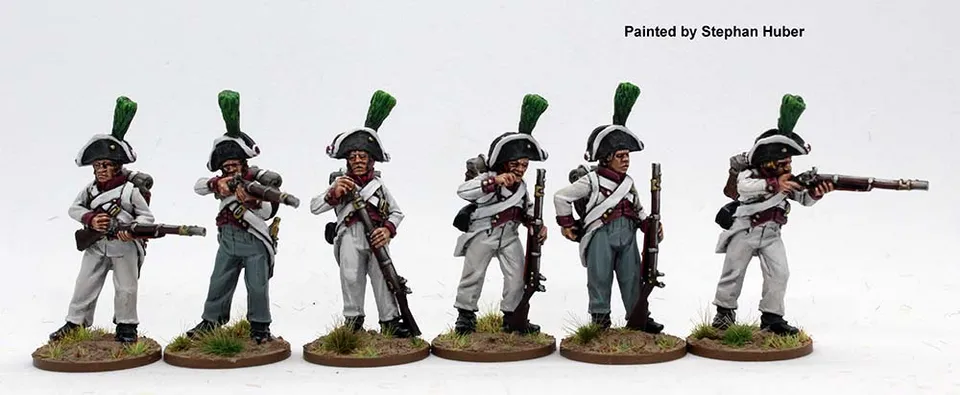 Perry Miniatures Napoleonic SAX 17 Schützen figurines 28mm métal