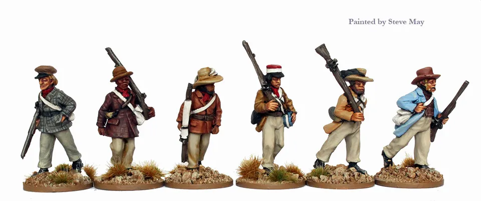 Perry CFB 8 figurines Cape Town Levy marche 6e 7e 8e guerre