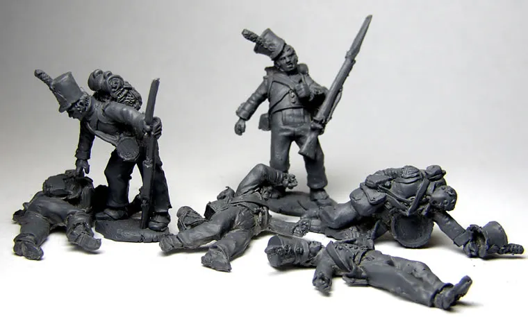 Perry Miniatures Napoleonic DB24 figurines blessés 28mm métal