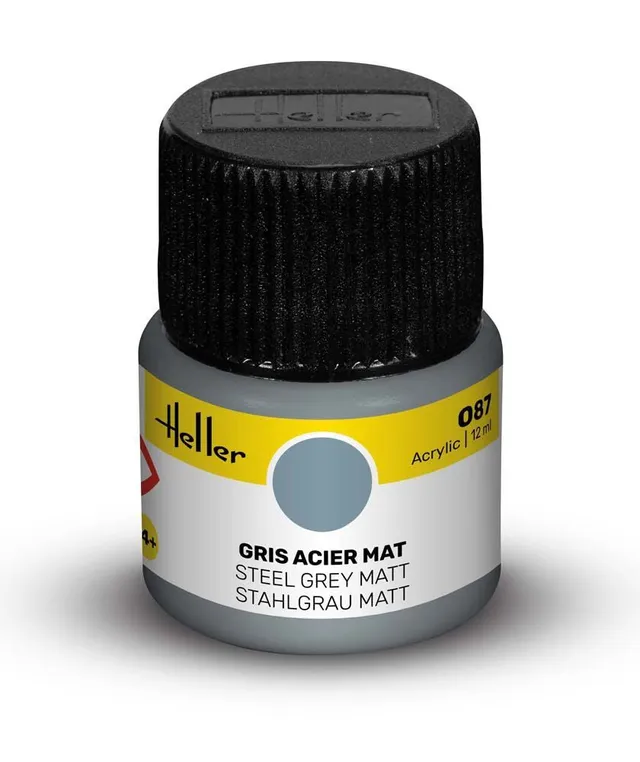 Heller Historical Collection Peinture Acrylic 087 pot gris acier mat