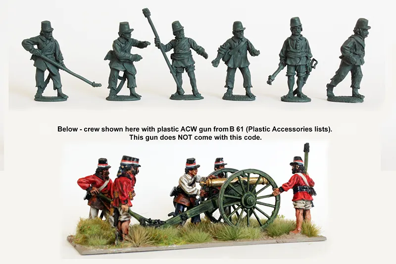 Perry Miniatures Triple Alliance TA 46 artillerie paraguayenne