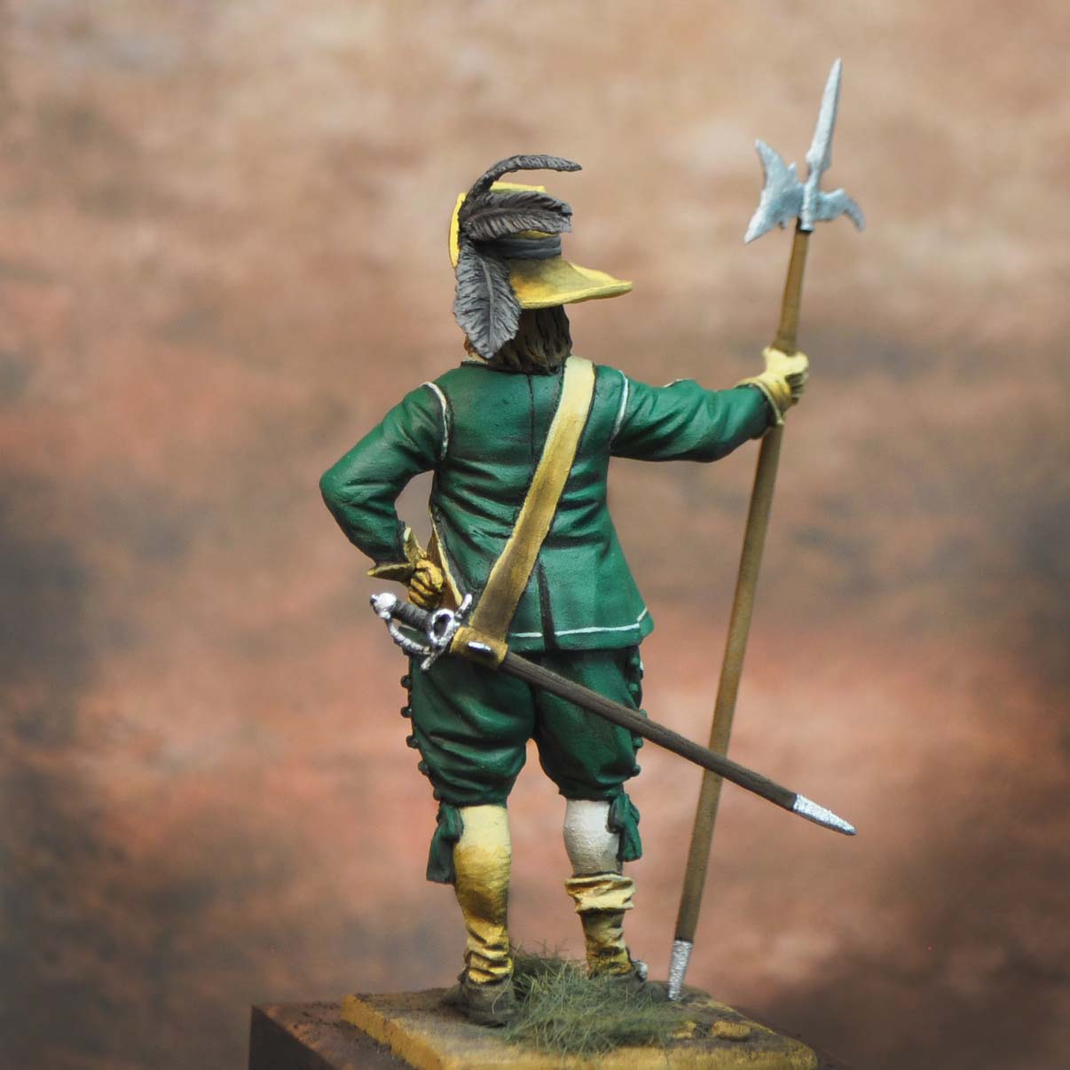 ART GIRONA General Serie Sous-officier Saxon figurine 1618-1648