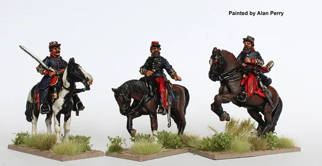 Perry Triple Alliance TA 50 Officiers figurines 28mm montés