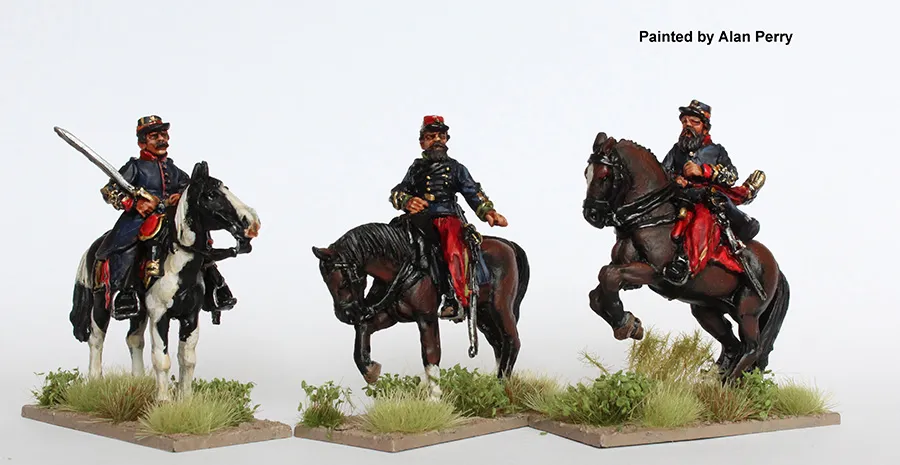 Perry Triple Alliance TA 50 Officiers figurines 28mm montés
