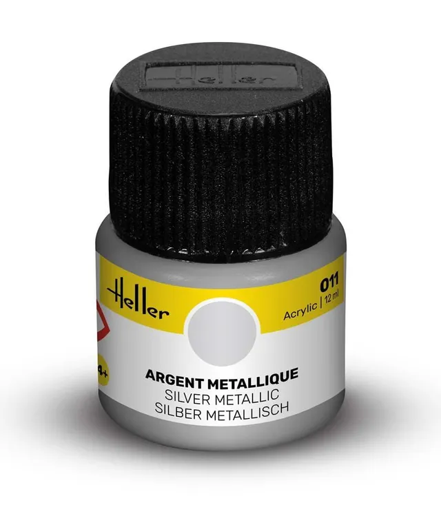 Heller Historical Collection Acrylic 011 peinture acrylique argent