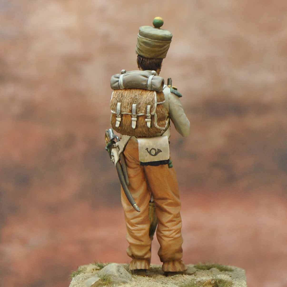 ART GIRONA Napoleonic Sergeant Voltigeurs figurine 1811