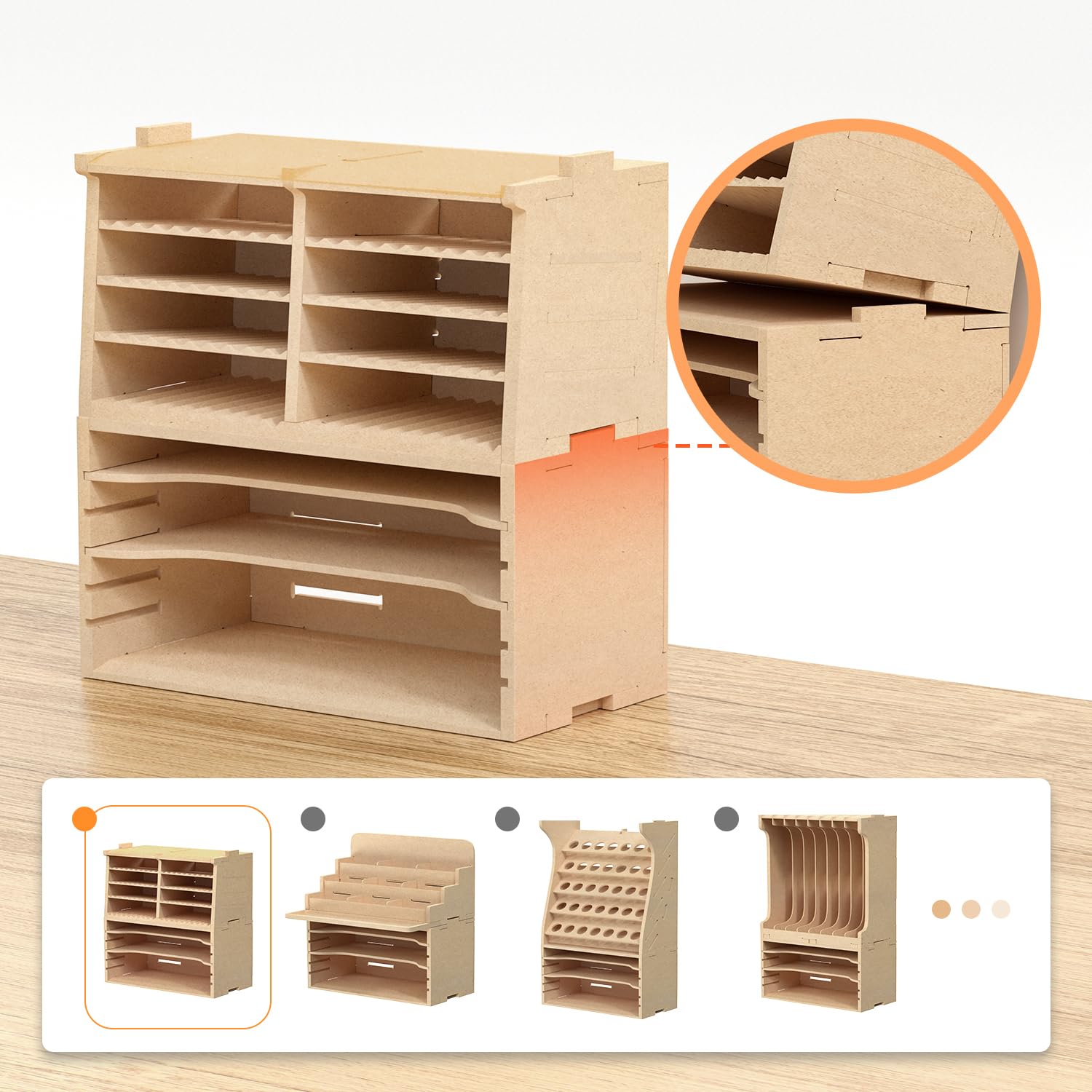 Bucasso Hobby Organizer GK5 organiseur bois atelier MDF